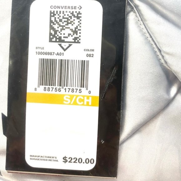 💖MEGA SALE💖🔥 Iridescent Sideline Down Jacket Silver  S XS 10006987-A01 - Picture 7 of 8